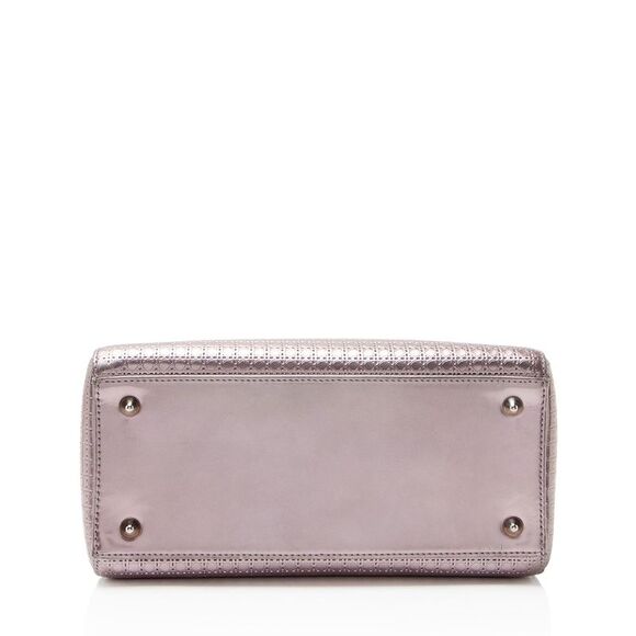 Dior Micro Cannage Metallic Calfskin Lady Dior Medium Tote - Picture 4 of 10